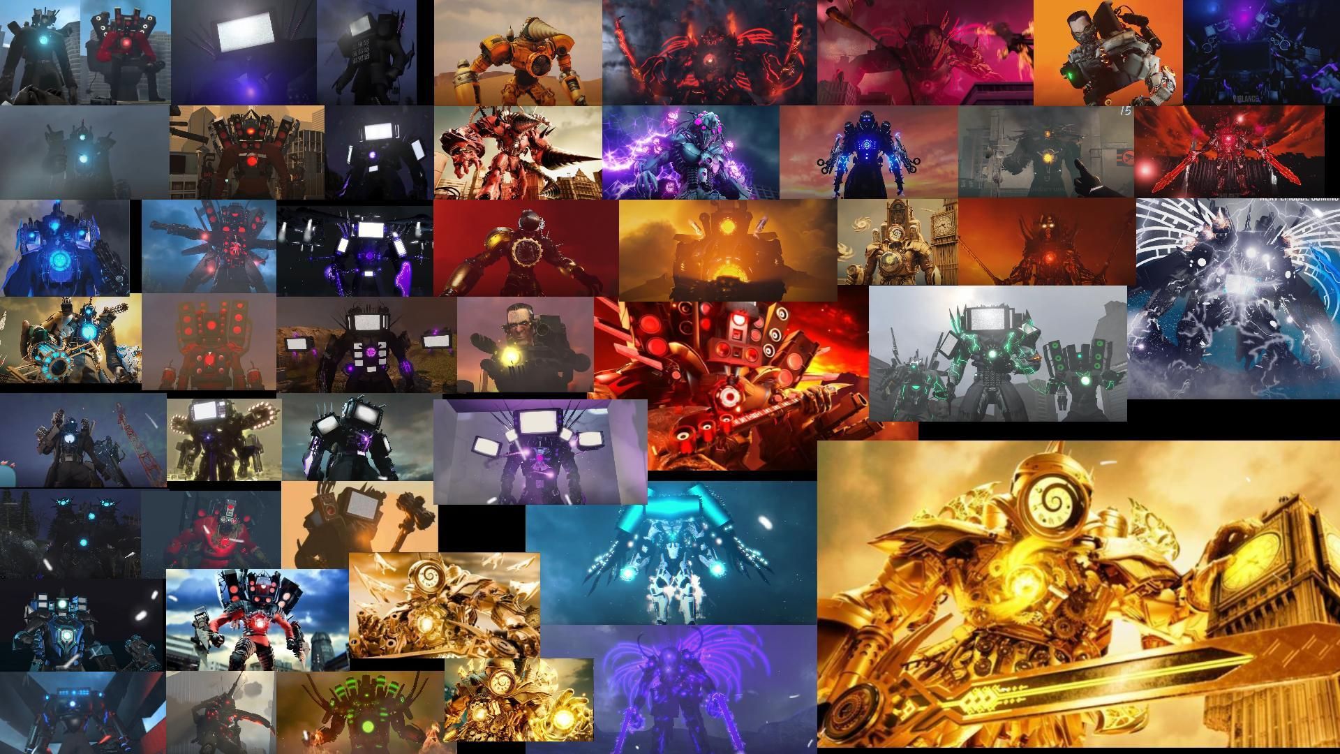 skbidi toilet 全宇宙泰坦鉴赏(有改动)-付志涵-默认收藏夹-哔哩哔哩