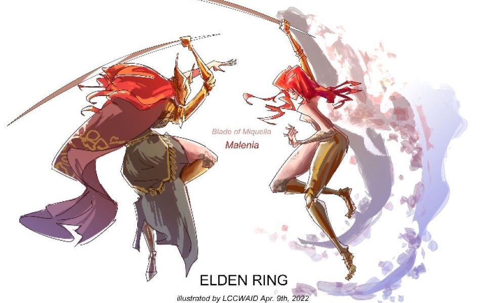 艾尔登法环八周目女武神大战轮椅人