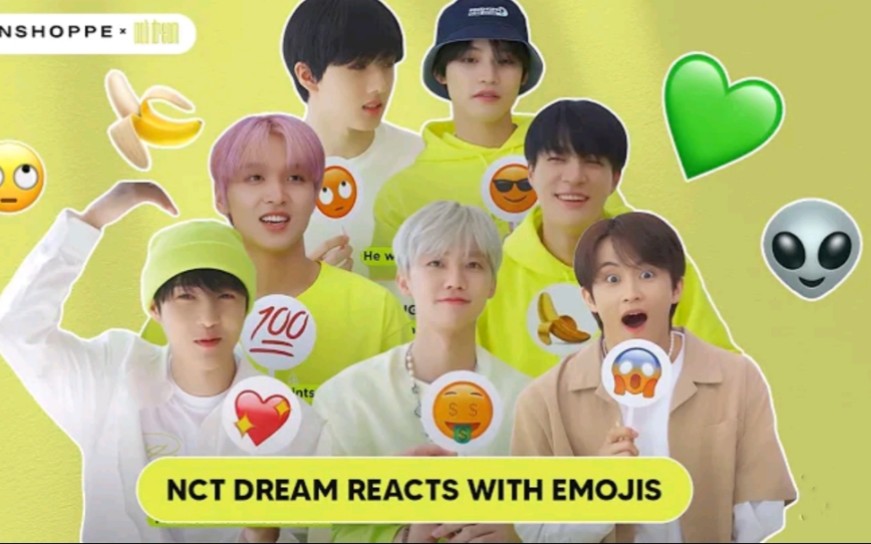 NCT DREAM reacts with emojis用表情符号做出反应哔哩哔哩bilibili