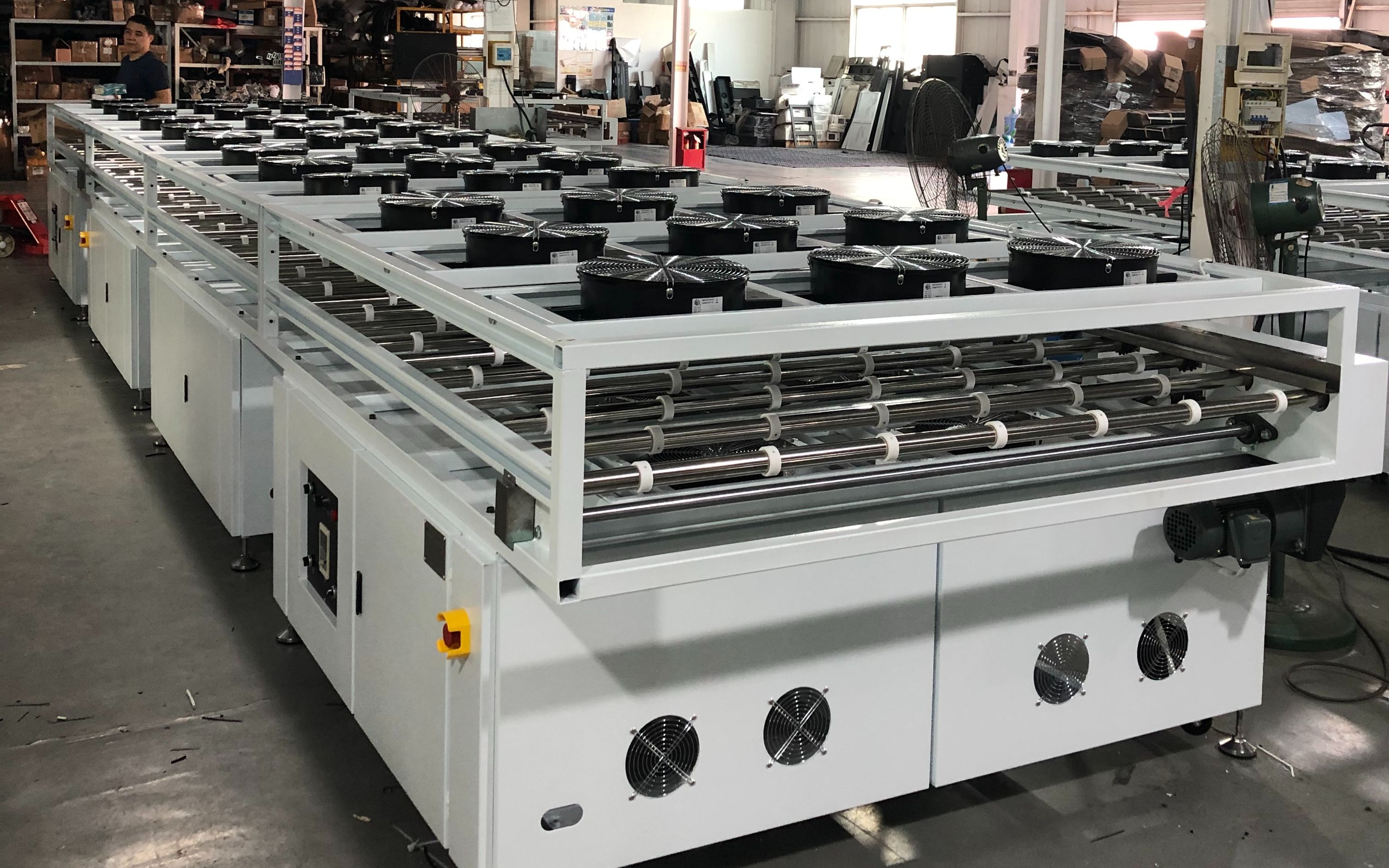 滚轮隧道炉烘烤丝印玻璃隧道炉烘烤流水线生产厂家