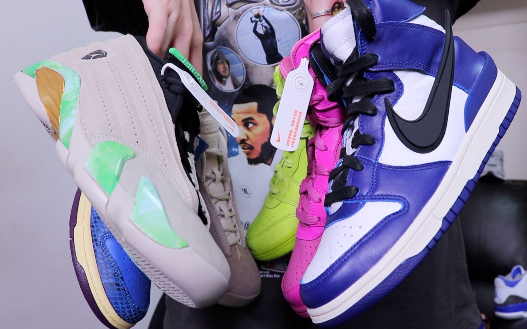 【answer824】近期五双联名:ambush dunk/aj14翡翠绿/undefeated dunk