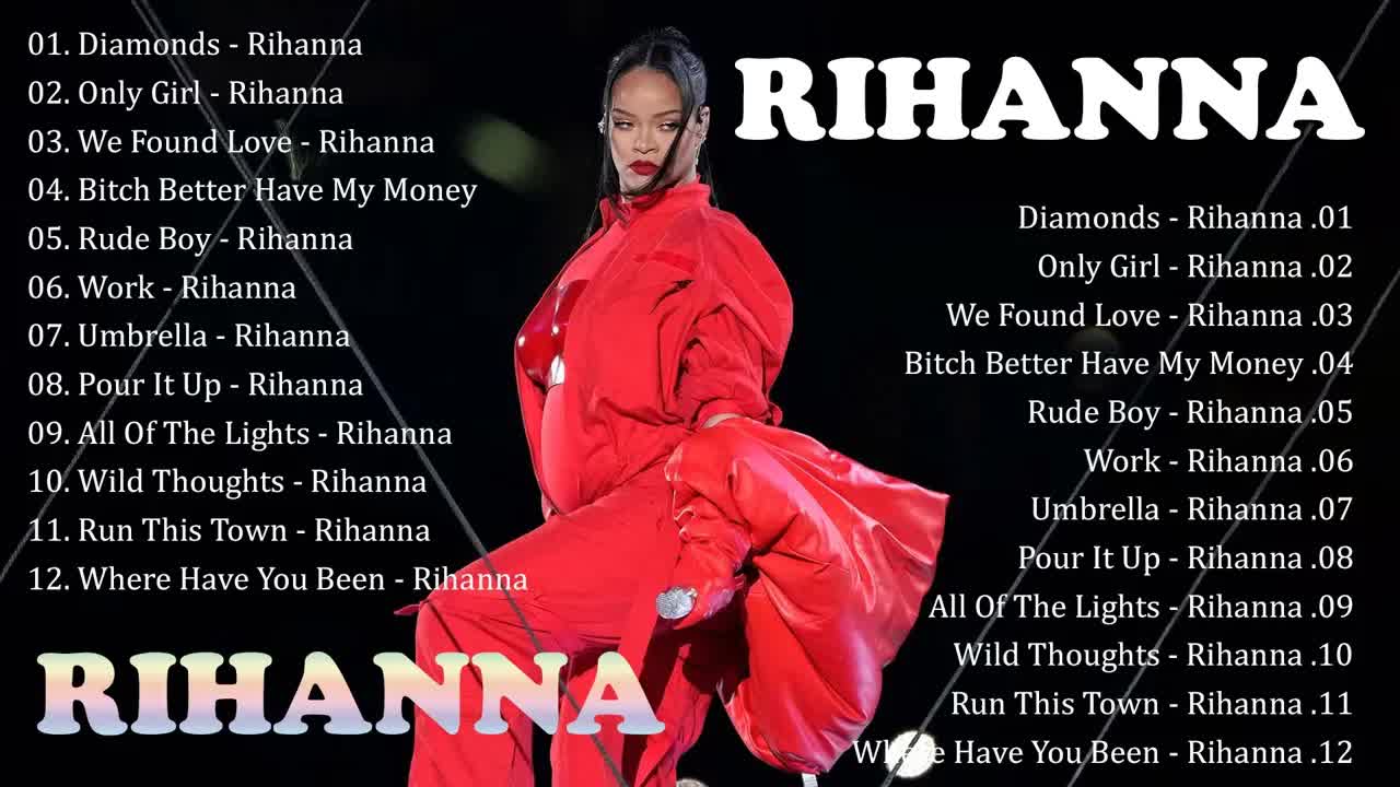 【Mysterious Music】完整播放列表 Rihanna Performed Superbowl 2023  新播放列表 Make You Danc哔哩哔哩bilibili