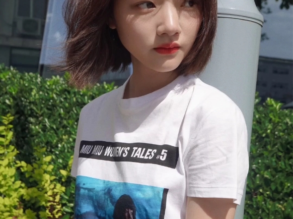 任敏的短发很有个性