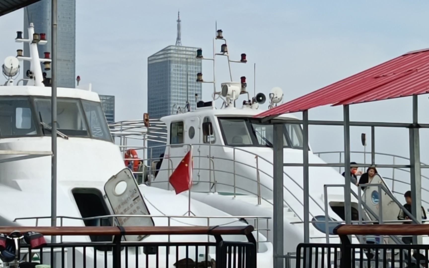 天津塘沽海鲸号游船第一视角pov