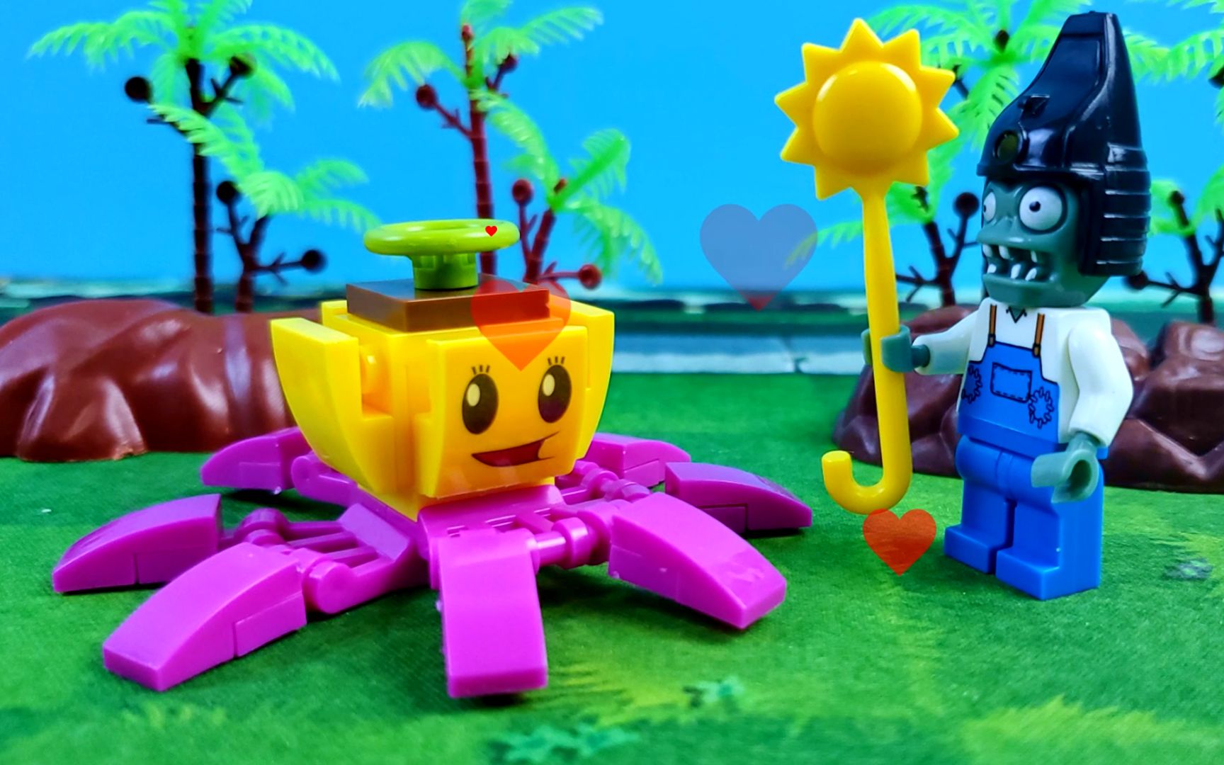 植物大战僵尸玩具:新植物藩莲工程师被变成了僵尸,好难过!