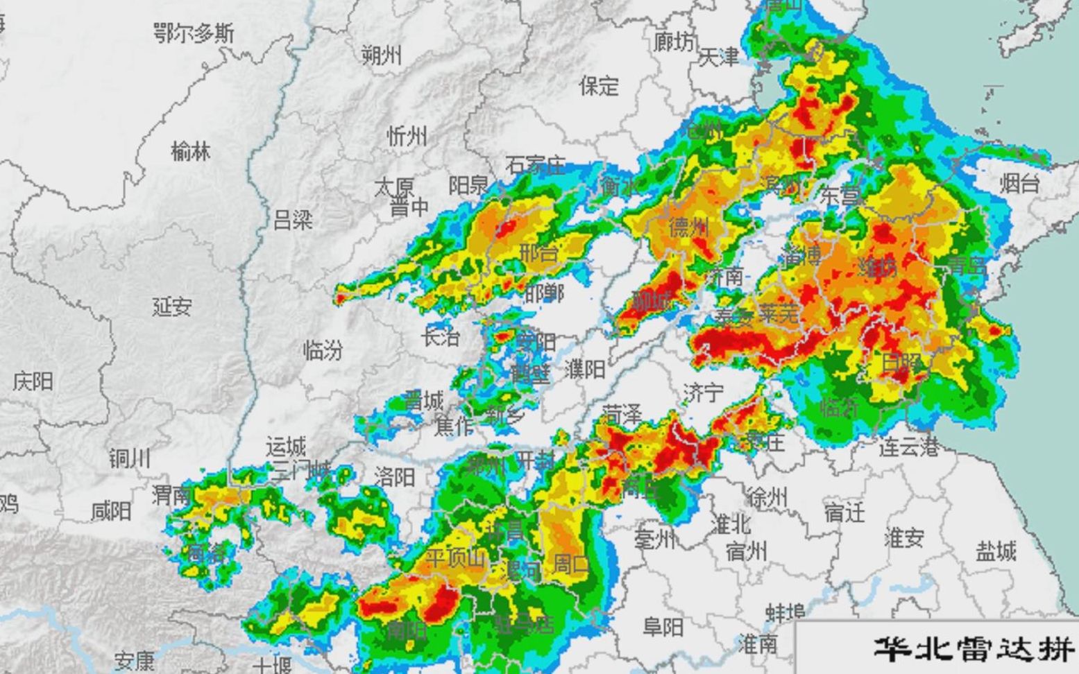 山东河北等地遭遇超猛烈暴雨,未来一周华北东北黄淮仍多激烈强对流天气,需要防范好雨变坏雨哔哩哔哩bilibili