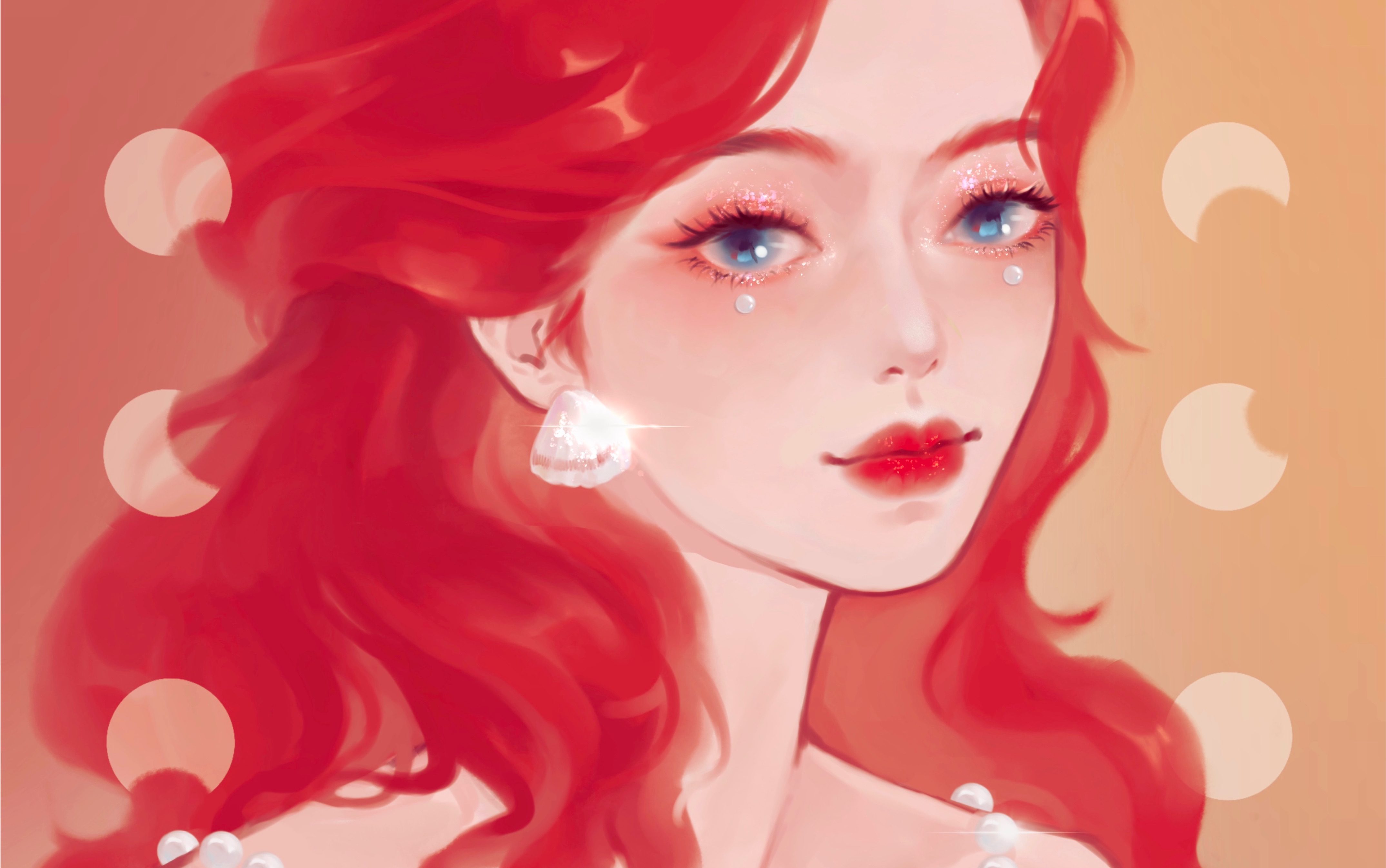 【procreate】迪士尼公主/爱丽儿/美人鱼公主/手绘过程