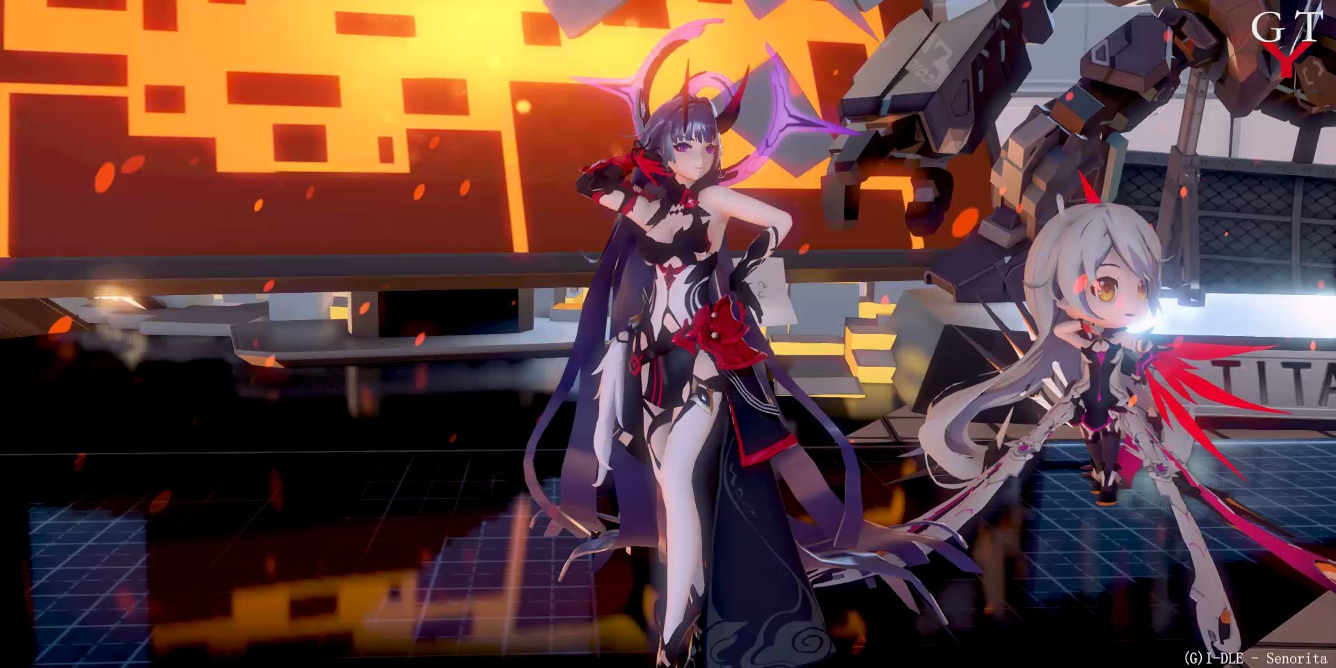 【崩坏3mmd】律化娜;我是绝对不会放你走的,饭之律者!