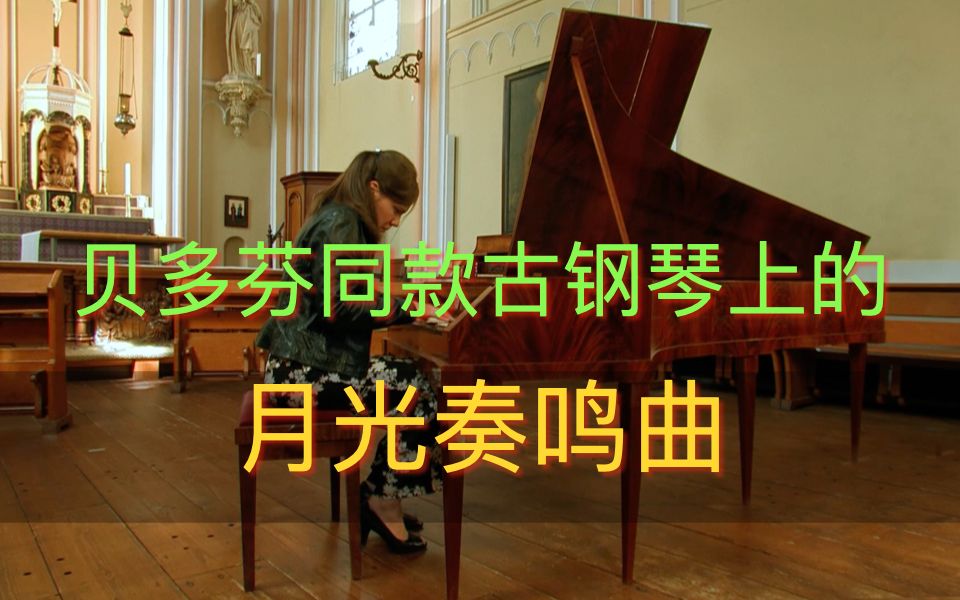 贝多芬同款古钢琴(Fortepiano)上的“月光奏鸣曲”(全曲)|Petra Somlai哔哩哔哩bilibili