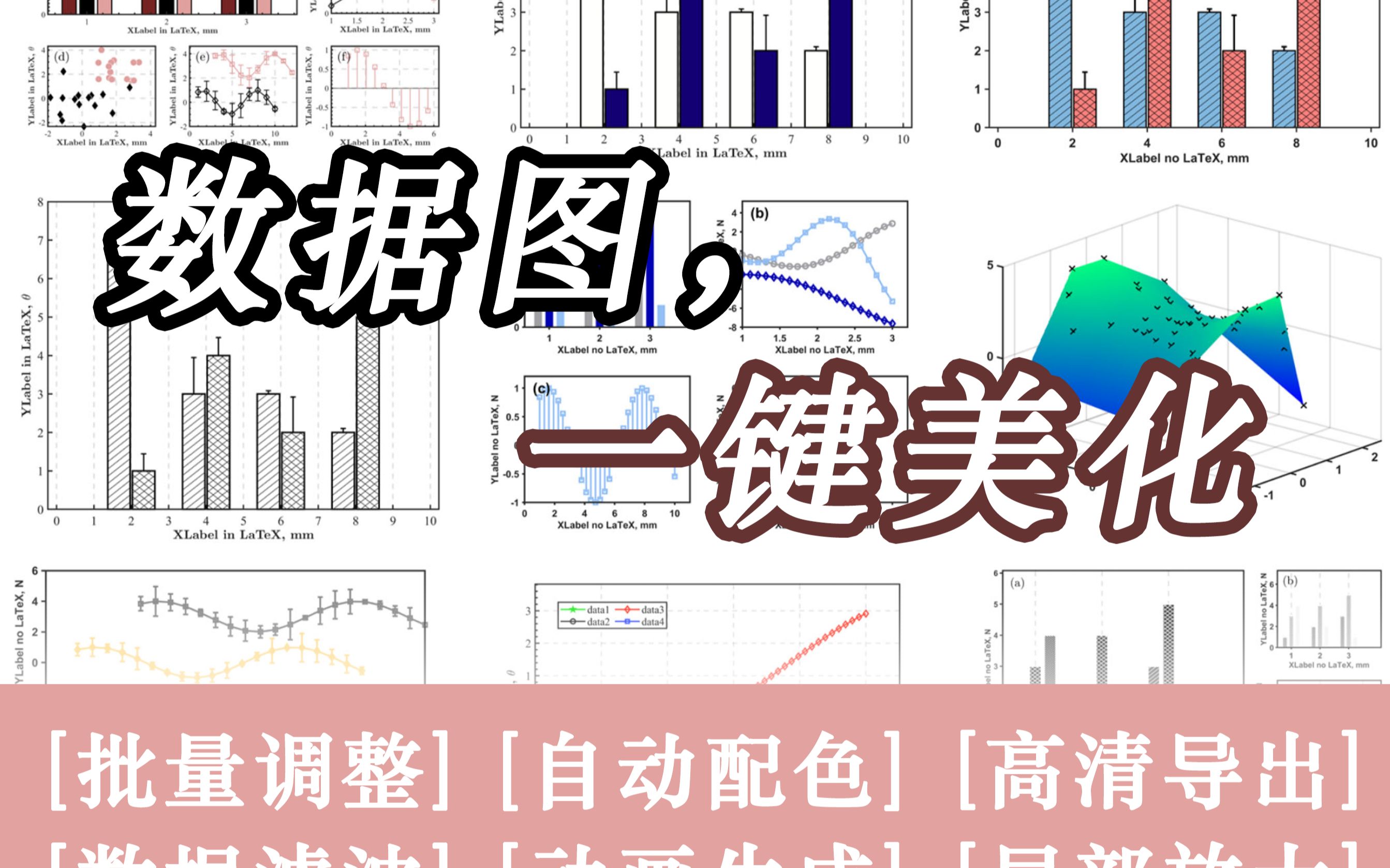 科研效率神器,SCI数据图一键美化工具!【自制】哔哩哔哩bilibili