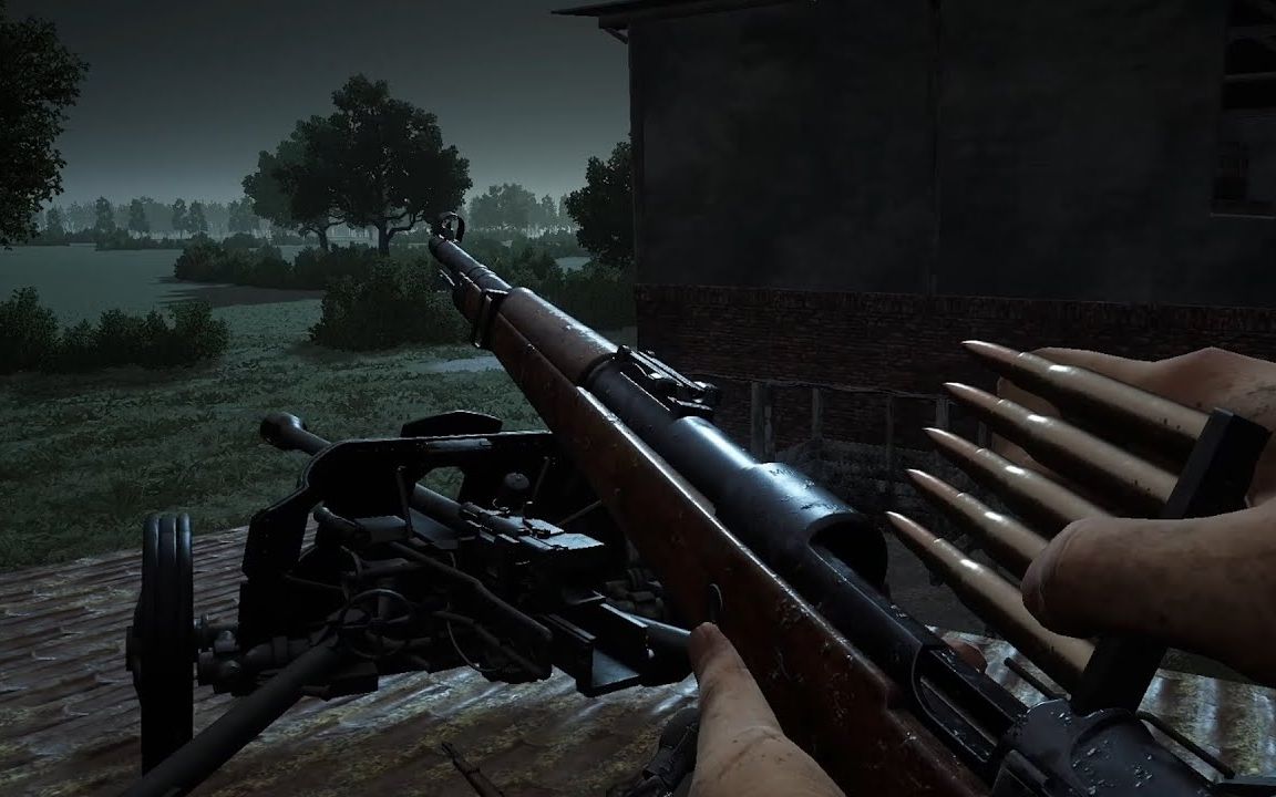 postscriptum战争附言德军pak38型反坦克炮的夜间防御战