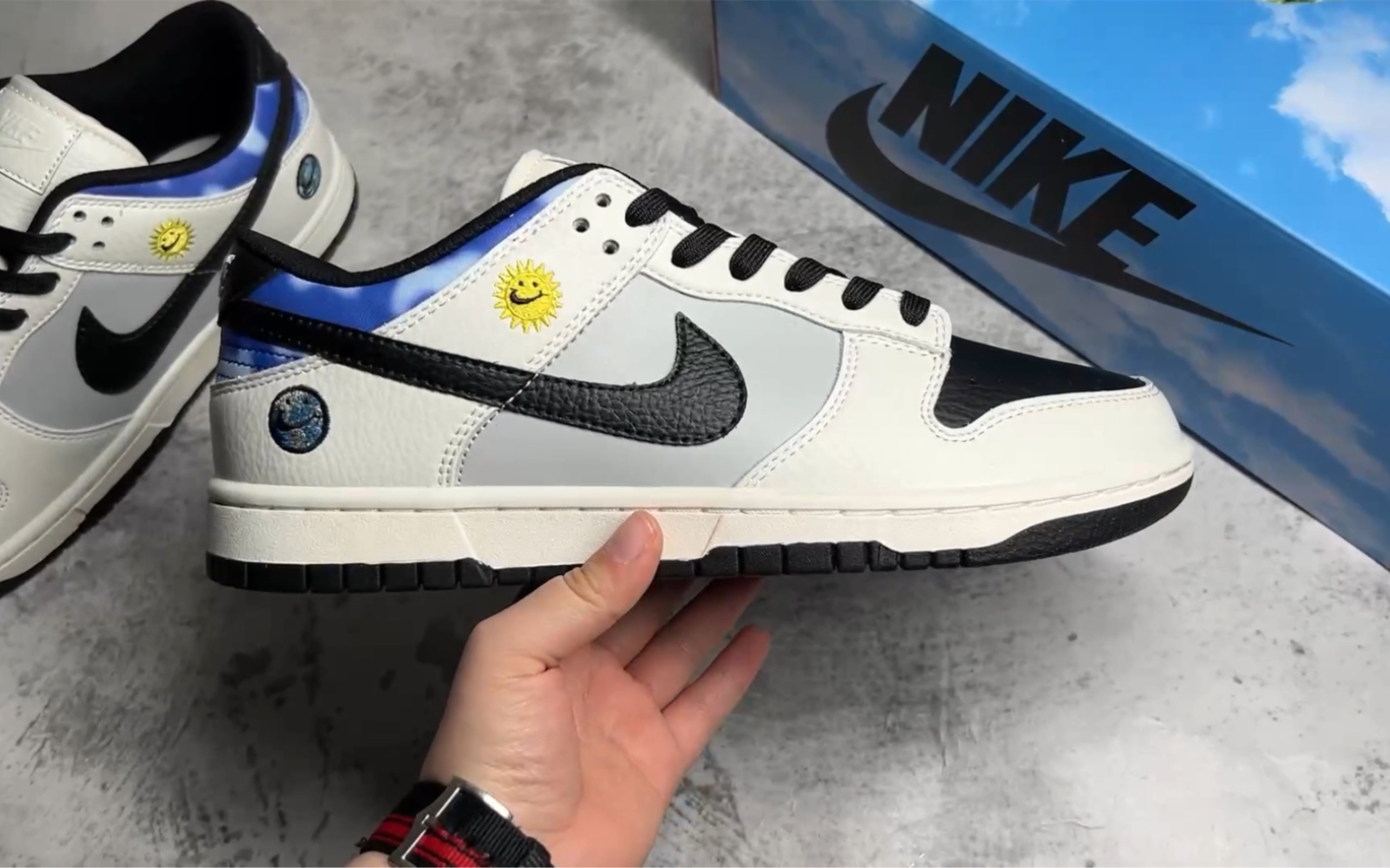 【全方位实拍】nike dunk low 蓝天白云