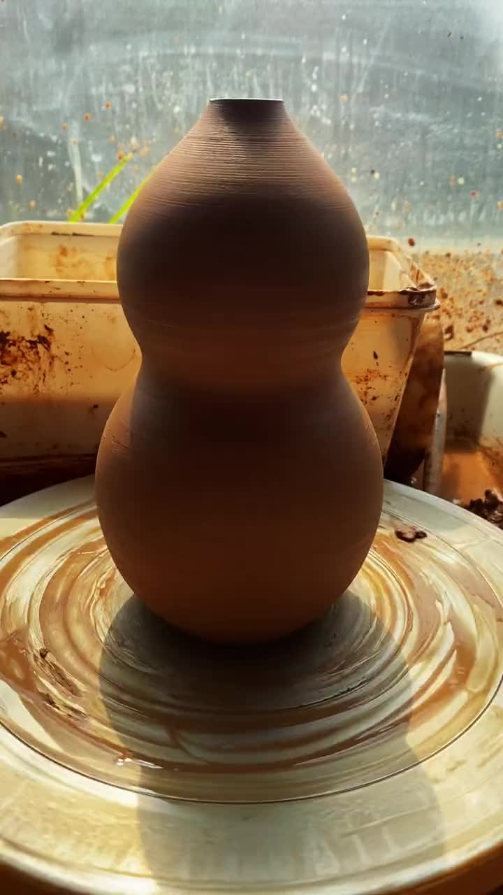 葫芦埙 自豪埙 拉坯 手工陶艺 葫芦埙 玩泥巴的最高境界