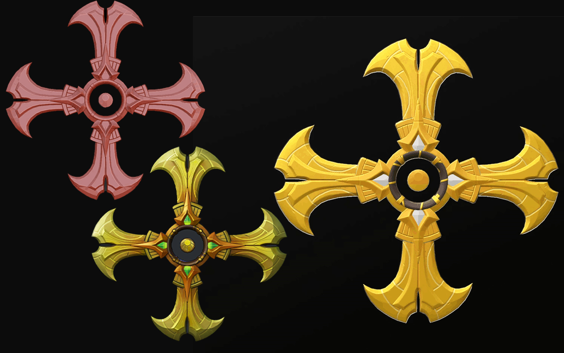 【maya建模】旋转飞镖武器建模,次世代高模制作布线,卡线技巧,番茄带