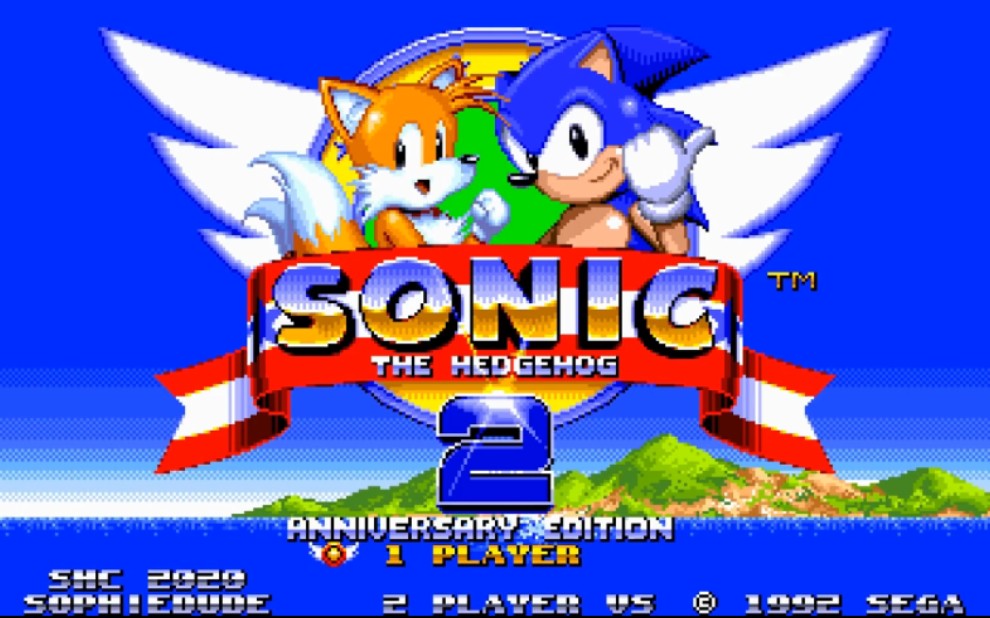 [图]【60帧】索尼克同人改版游戏 周年纪念版2代 （Sonic Anniversary Edition 2）通关视频