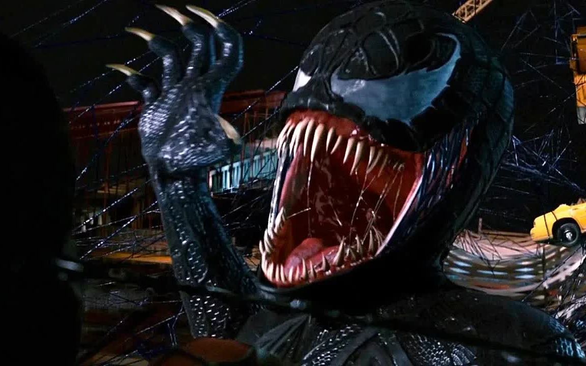 毒液大战蜘蛛侠的战斗场景|蜘蛛侠3