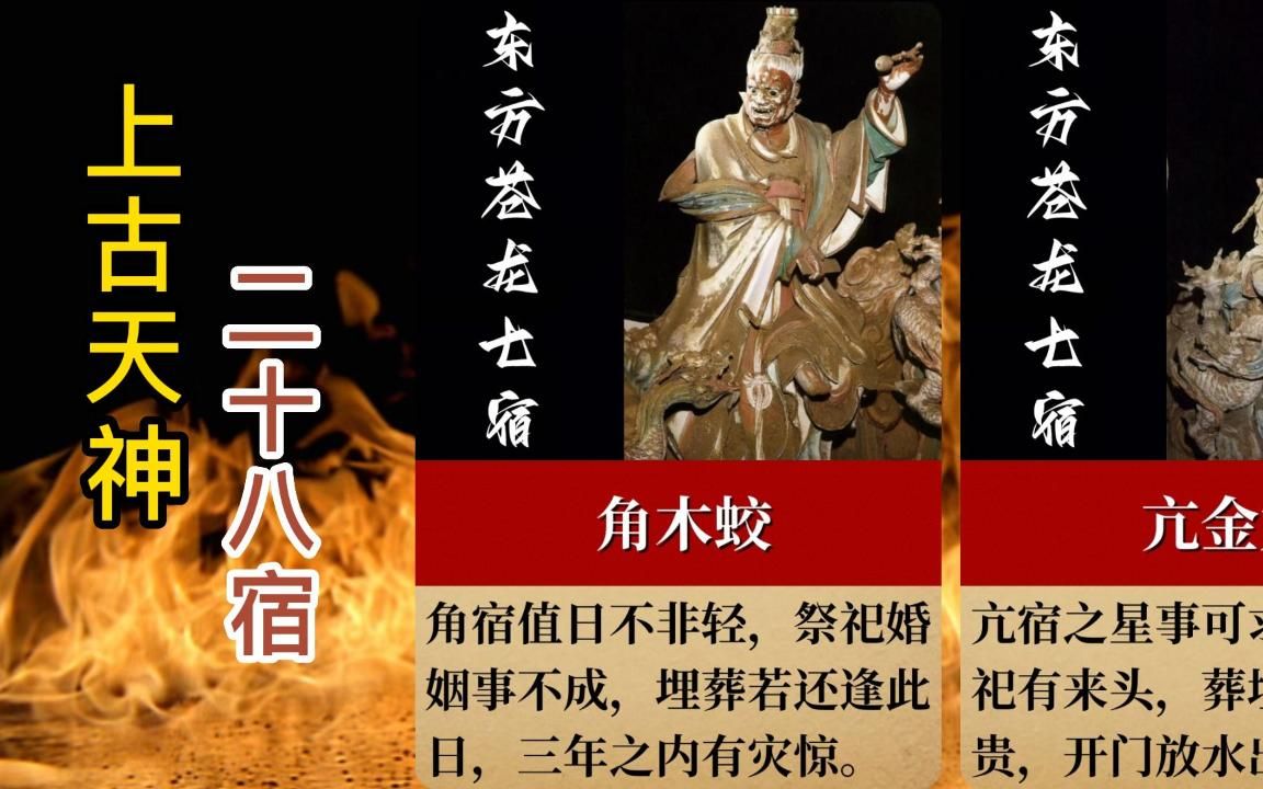 [图]上古天神，二十八星宿，传统文化