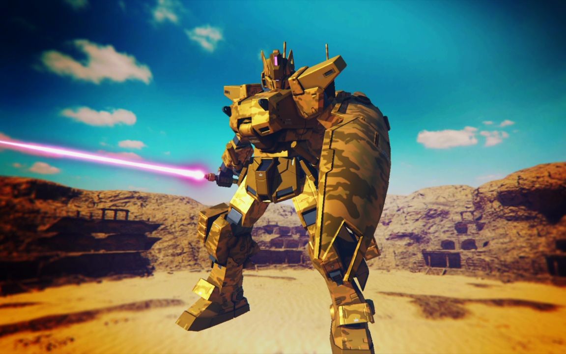 高达破坏者3 nt 3-11 修奈德沙漠迷彩式样改修版