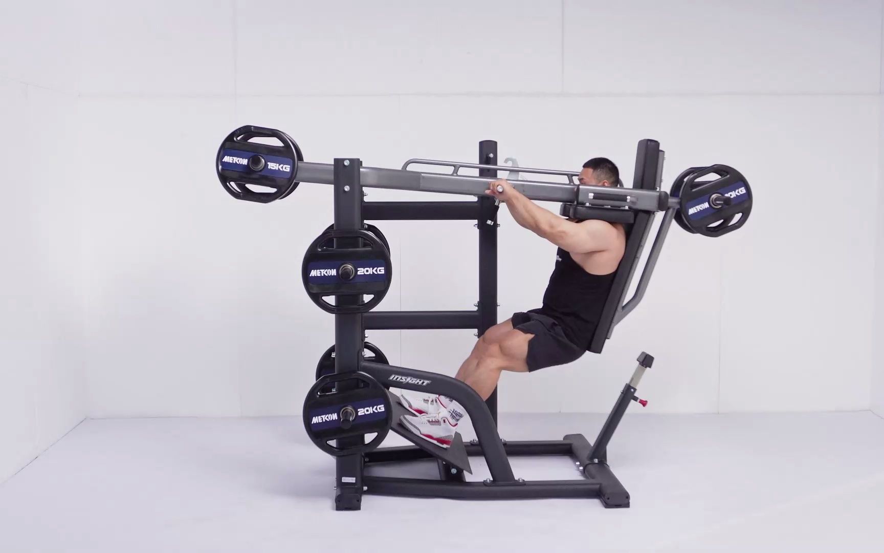 英赛特商用健身器材 sh033钟摆深蹲训练器