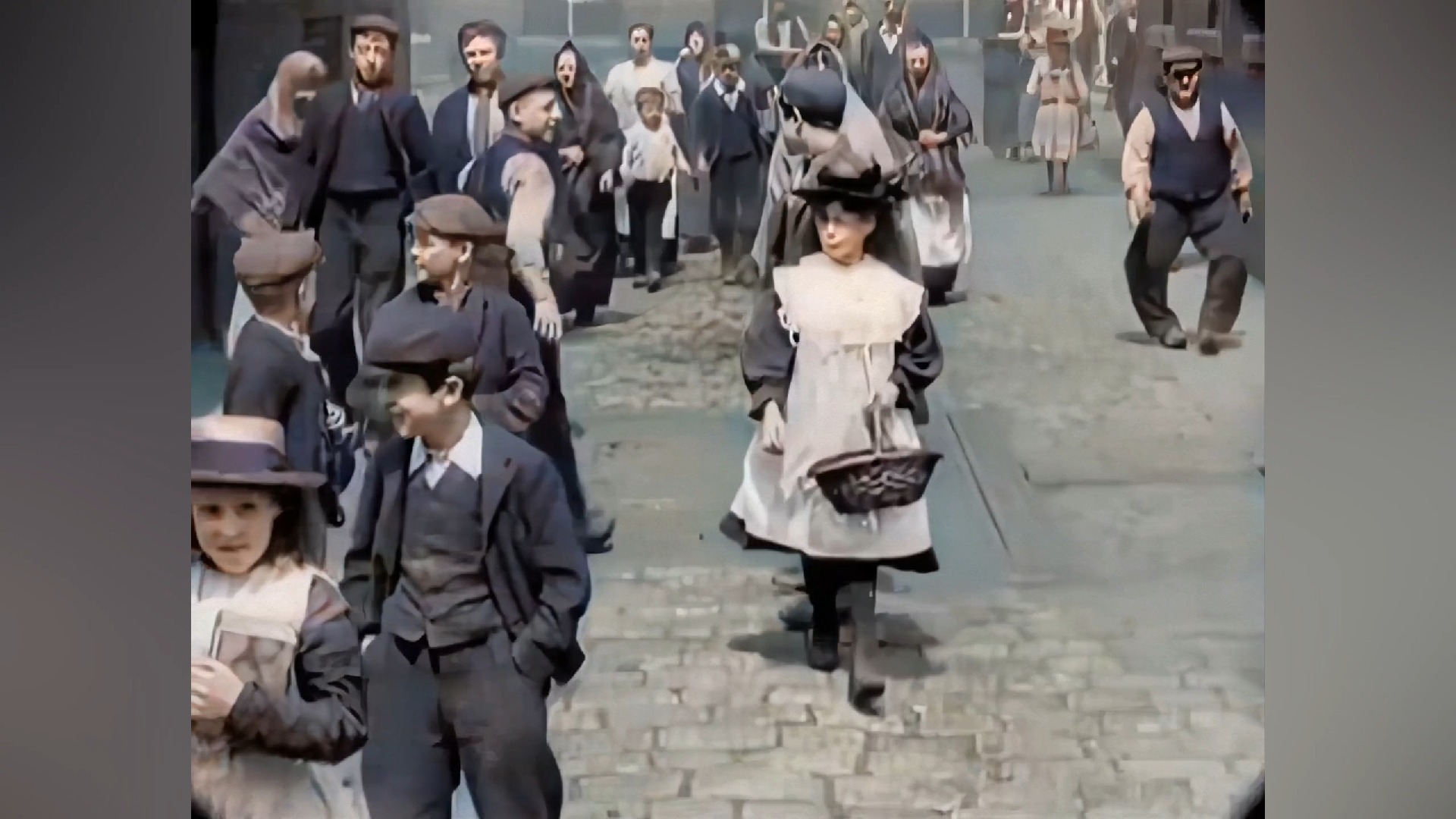 1901年,英国维多利亚时代的劳务工人珍贵影像