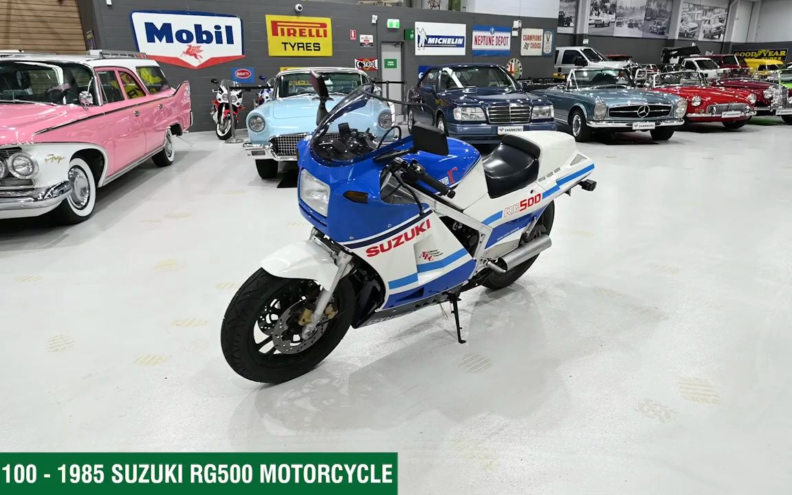 1985 年铃木 rg500 摩托车