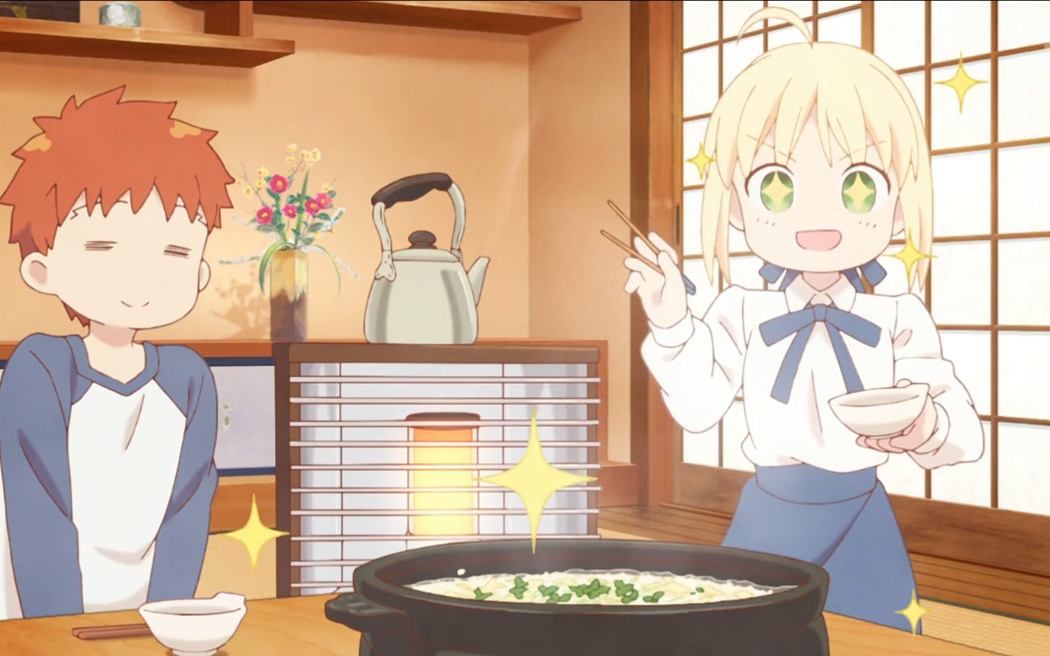 呆毛:你以为我只会吃?