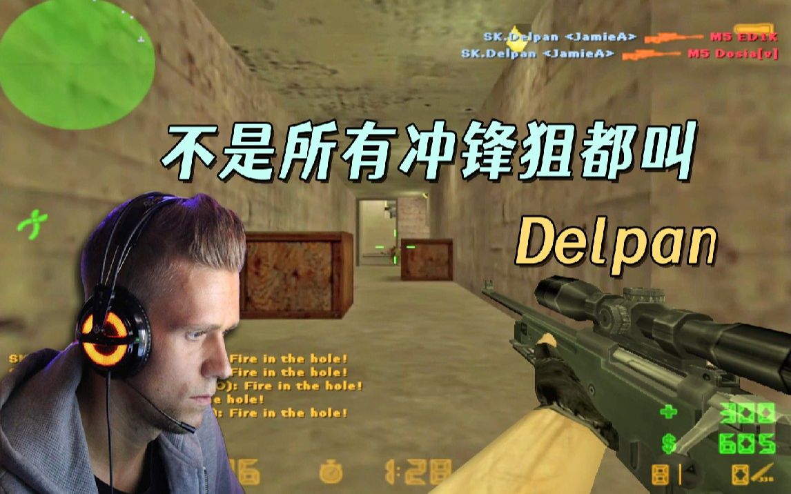 CS世界大赛 Delpan精彩大狙发威,狗头人小狙抢镜,比赛太精彩了_哔哩哔哩bilibili_反恐精英
