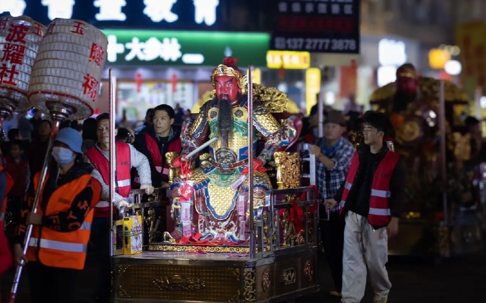 “土豪村”波耀社打响高州市区年例第一炮,年十四晚开始游地界了!哔哩哔哩bilibili