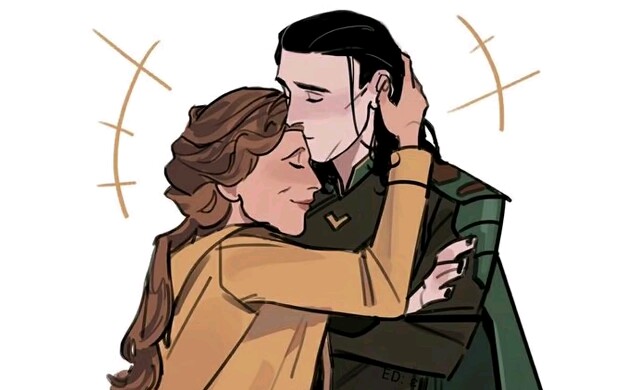 洛基和弗丽嘉|妈妈和儿子