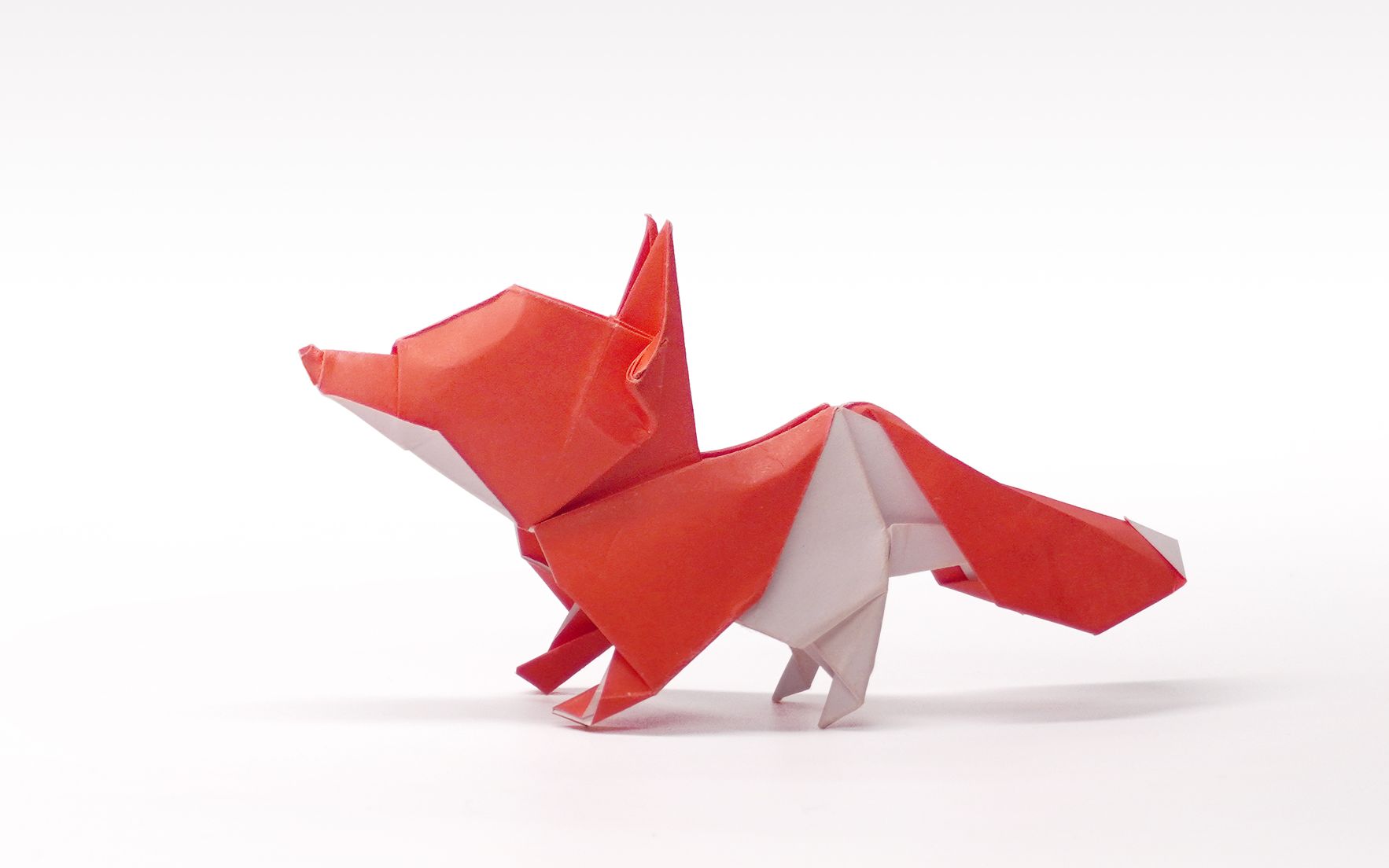 【折纸】小狐狸 origami fox cub