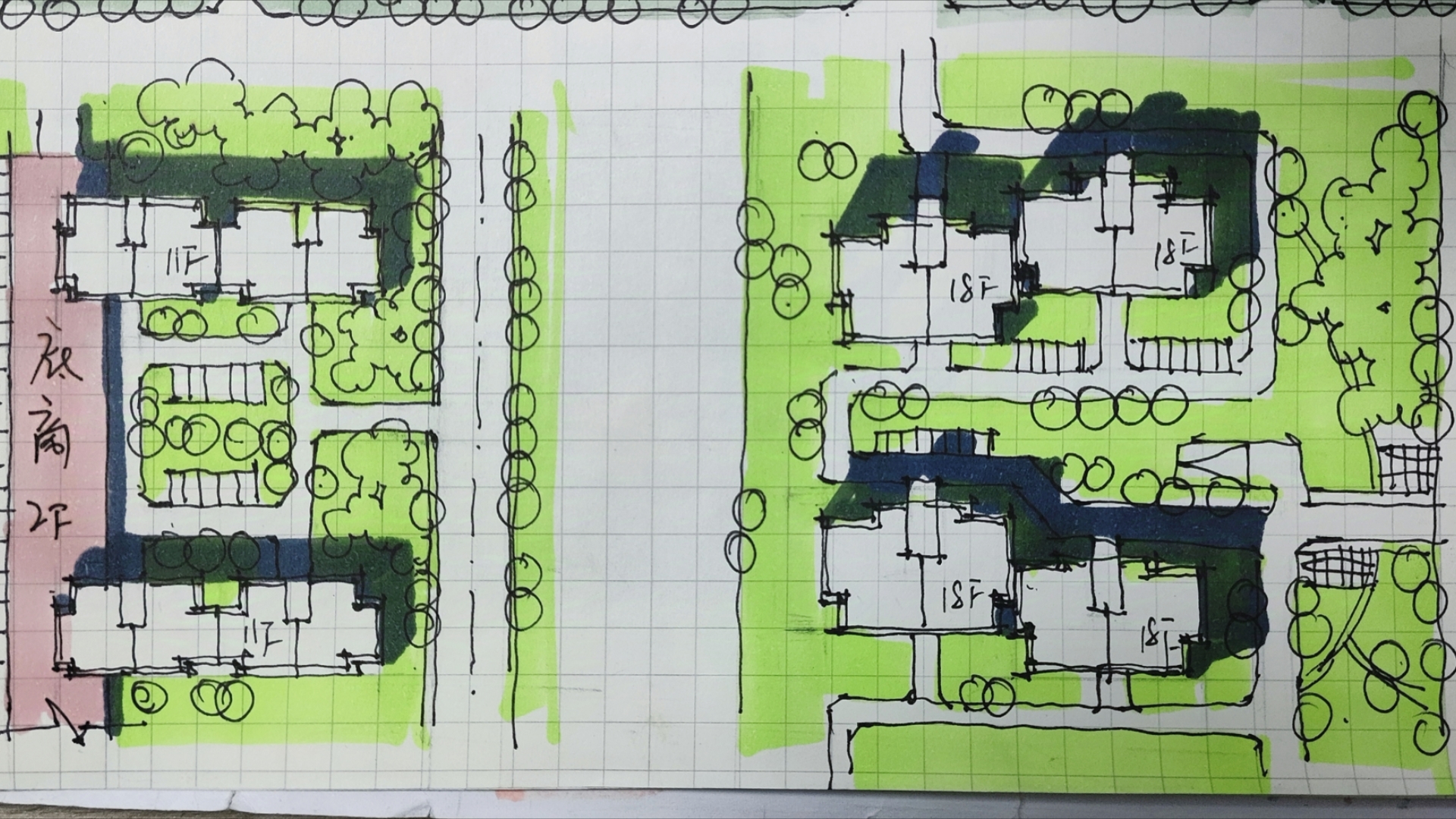 居住区组团积累【建筑与规划设计】