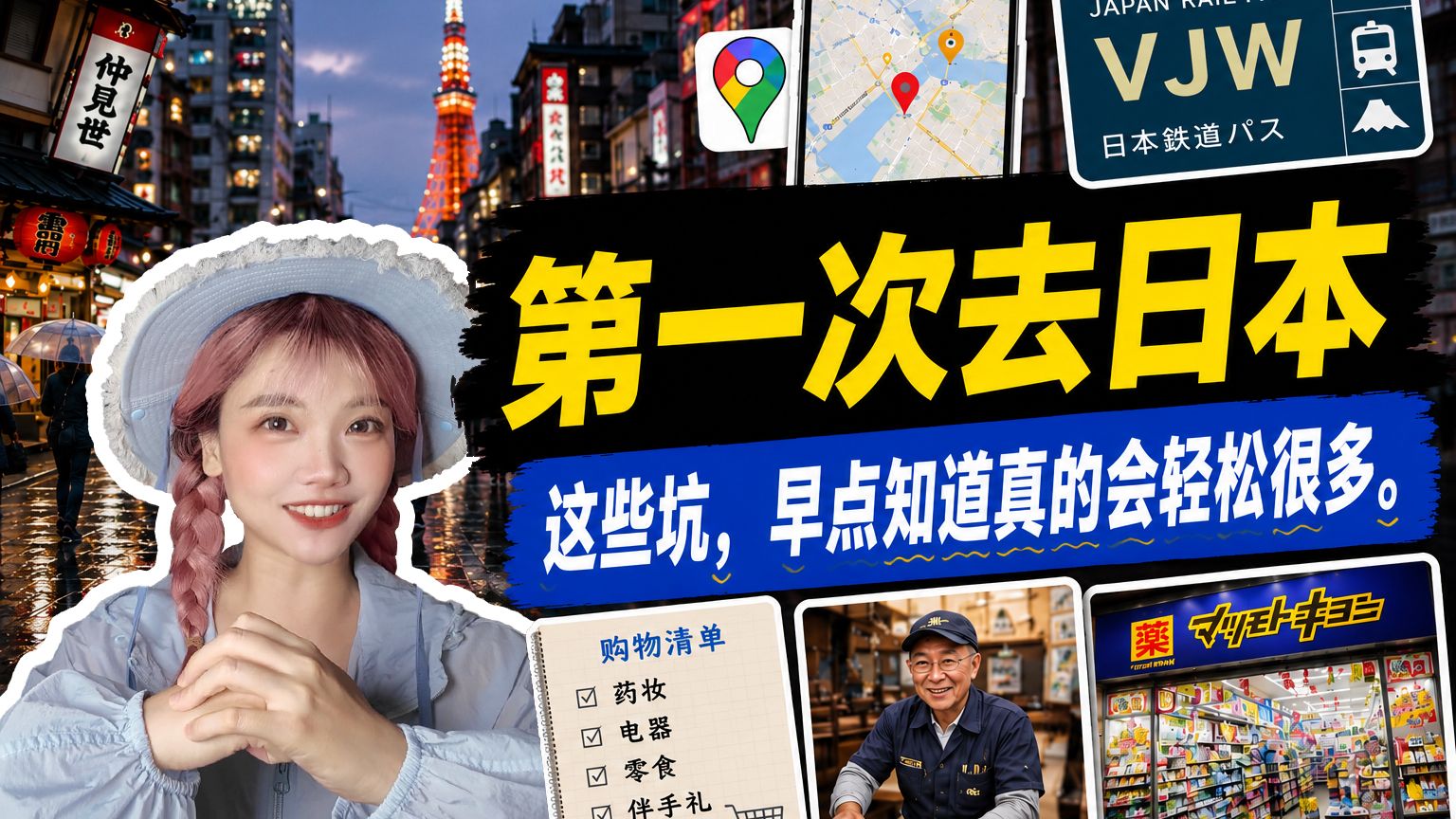 去了十几次日本后，我最想告诉第一次去日本的人这5件事！