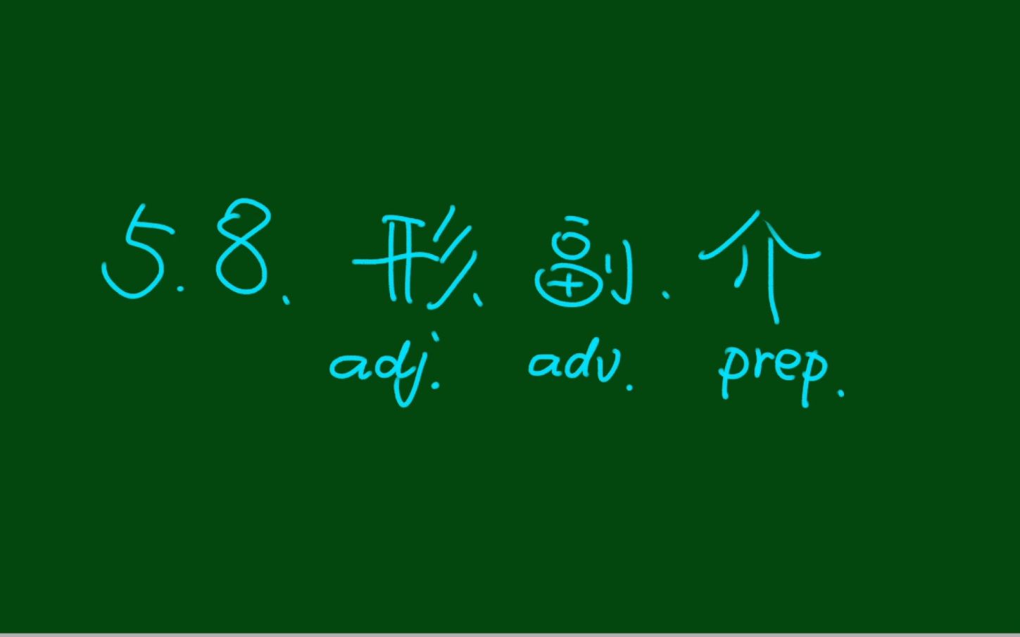 【姜好语法】第5.8讲 让表达更丰富更精确的“形容词、副词、介词”哔哩哔哩bilibili