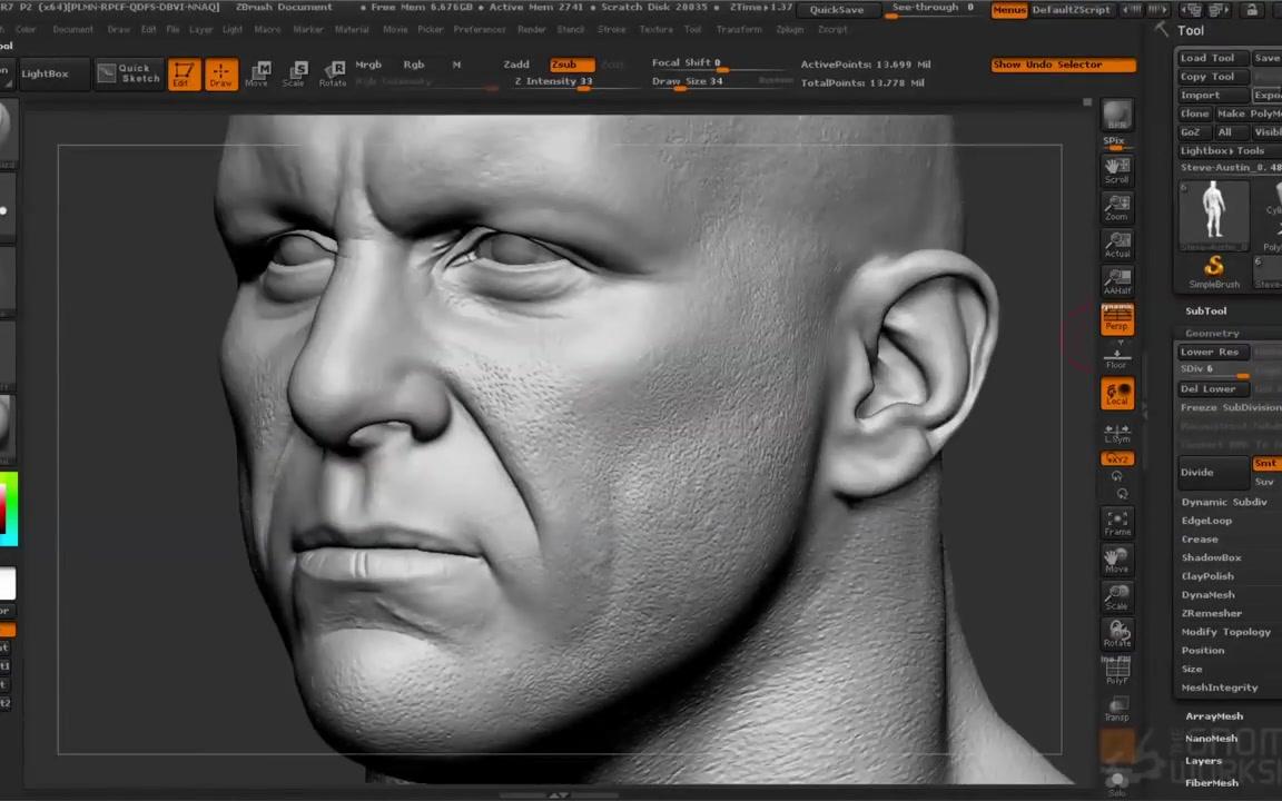 creating hyper realistic characters in zbrush