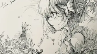 用针管笔画不用的颜色