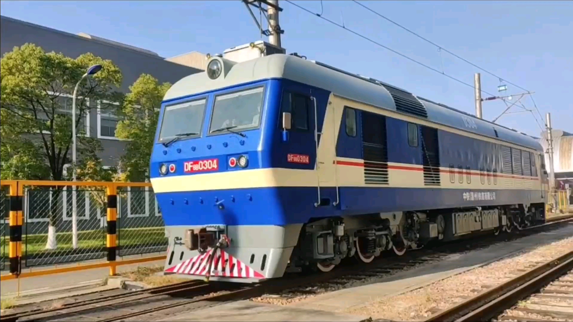 中铁惠州df8b厂内试车