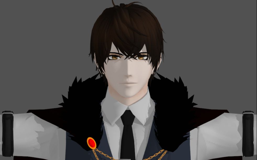 mmd建模关于在blender中制作毛领尾巴的一点经验分享