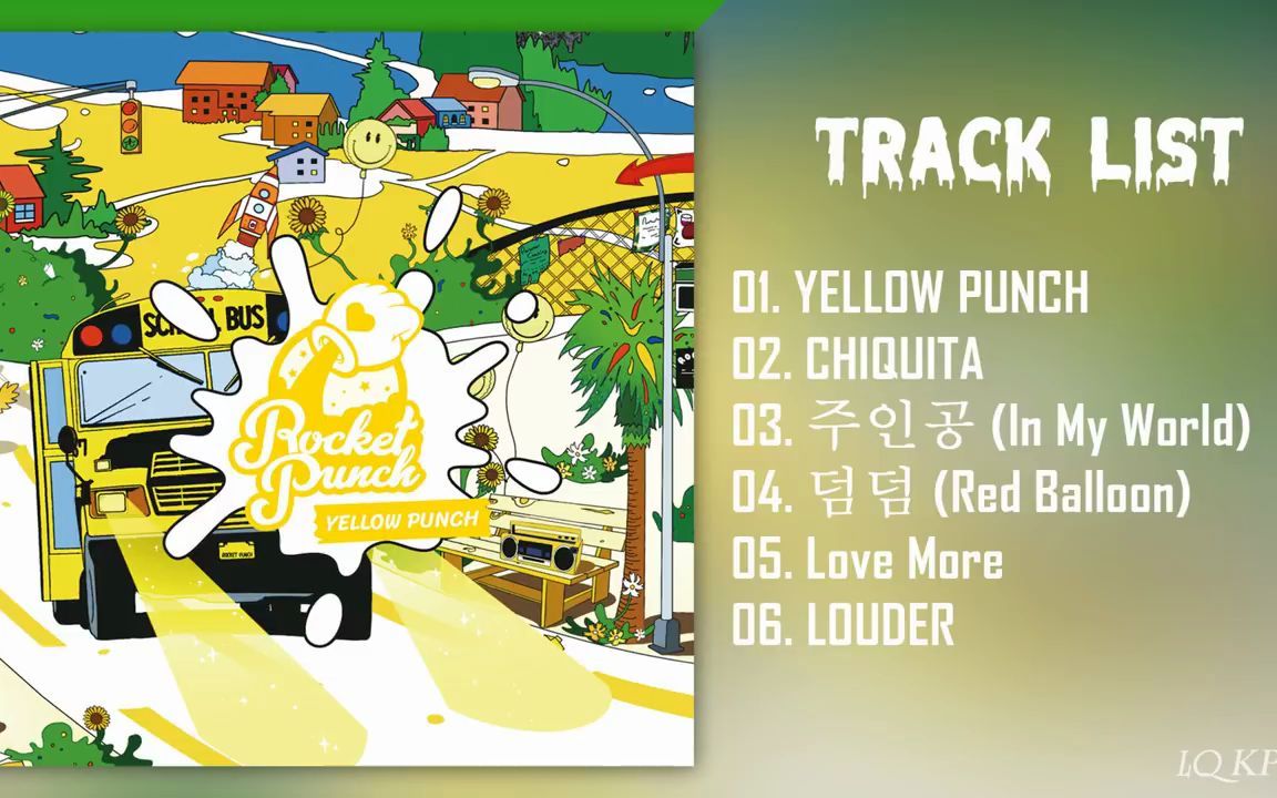 [Full Album] Rocket Punch  YELLOW PUNCH 新专歌曲收录哔哩哔哩bilibili