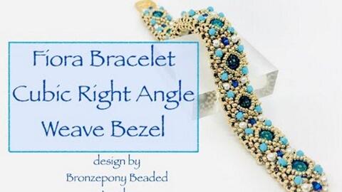 串珠教程 米珠编织花型包钻项链 Bronzepony 哔哩哔哩 Bilibili