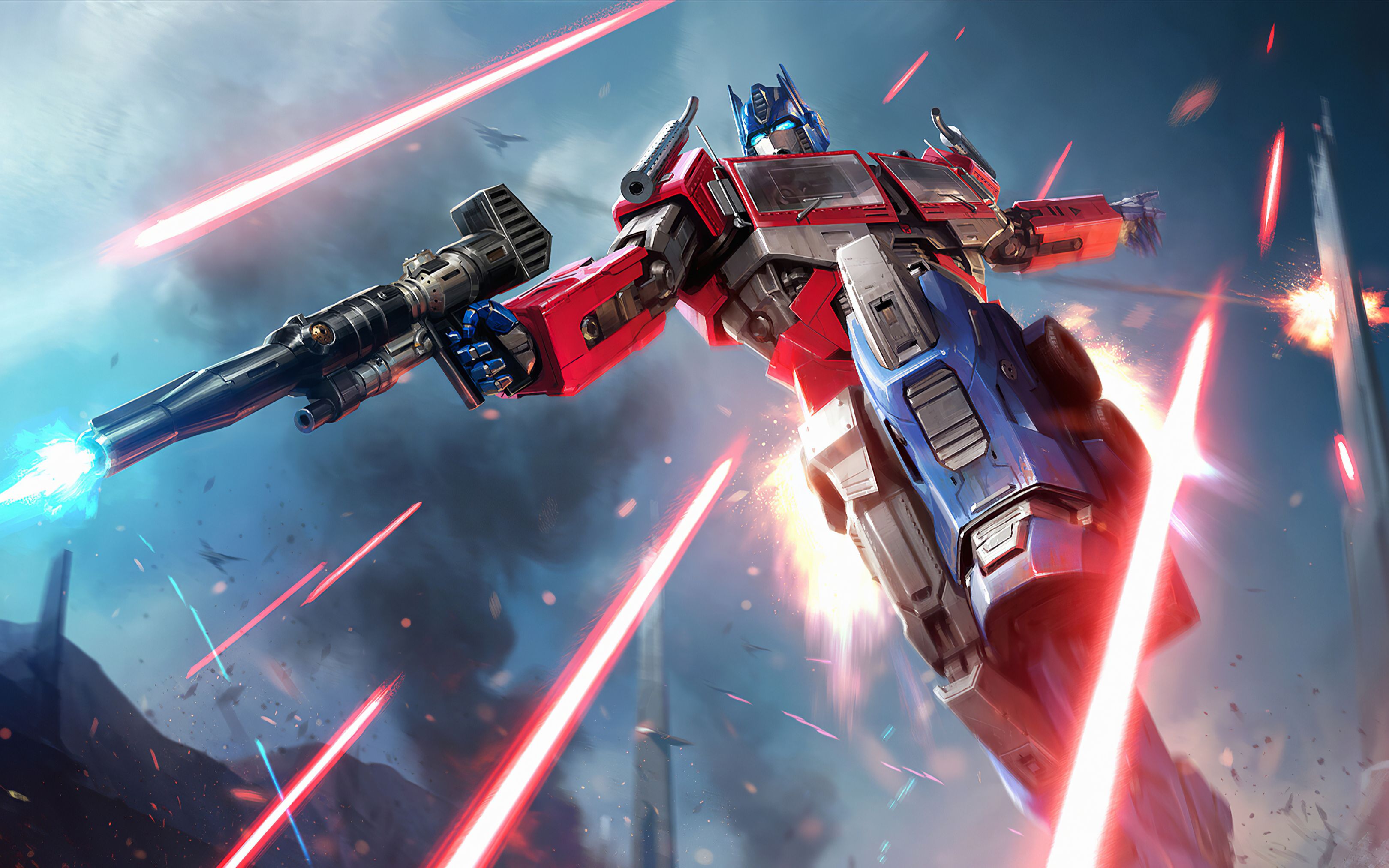 糯米解说地球之战第412期 超级擎天柱粉碎主基地