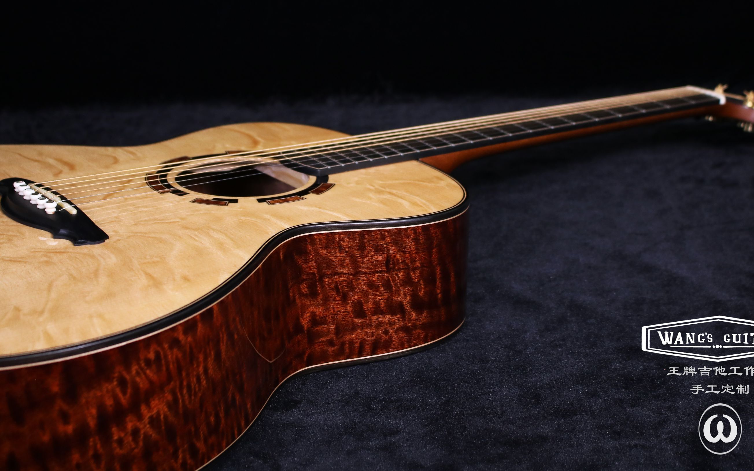 王牌吉他工作室jf球纹沙比利全单吉他音频评测拍卖试听