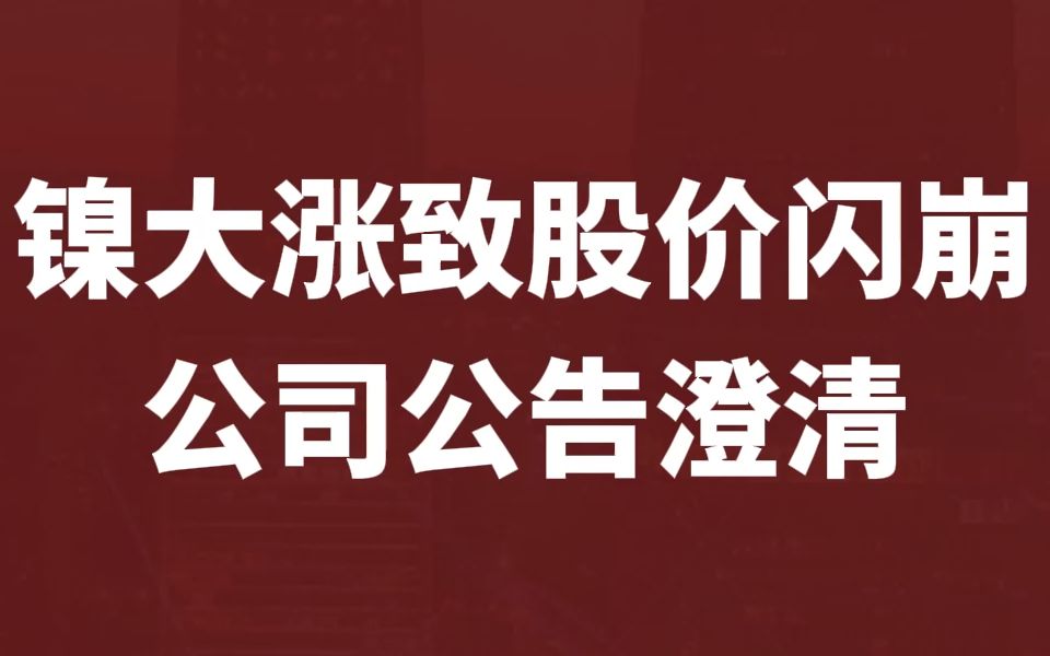 新能源锂电材料高新技术企业【华友钴业】#股票#投资哔哩哔哩bilibili