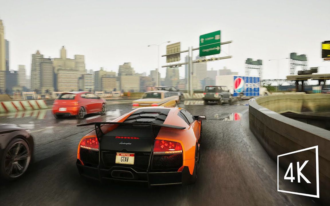 4k60fpsgta5极致画质极限mod图形演示光线追踪raytracingnewyorkcity