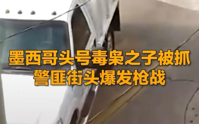 [图]墨西哥毒枭之子被抓 街头爆发枪战 墨西哥为减少伤亡释放毒枭之子