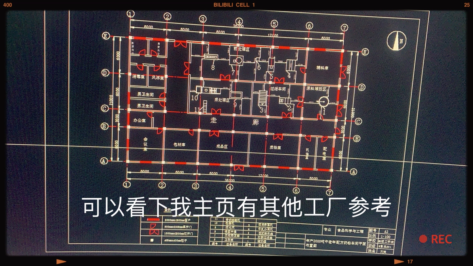 食品类工厂设计,cad画图,哔哩哔哩bilibili