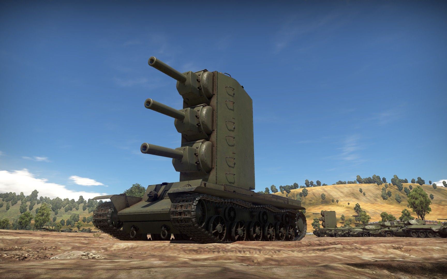 【战争雷霆】kv2 clap