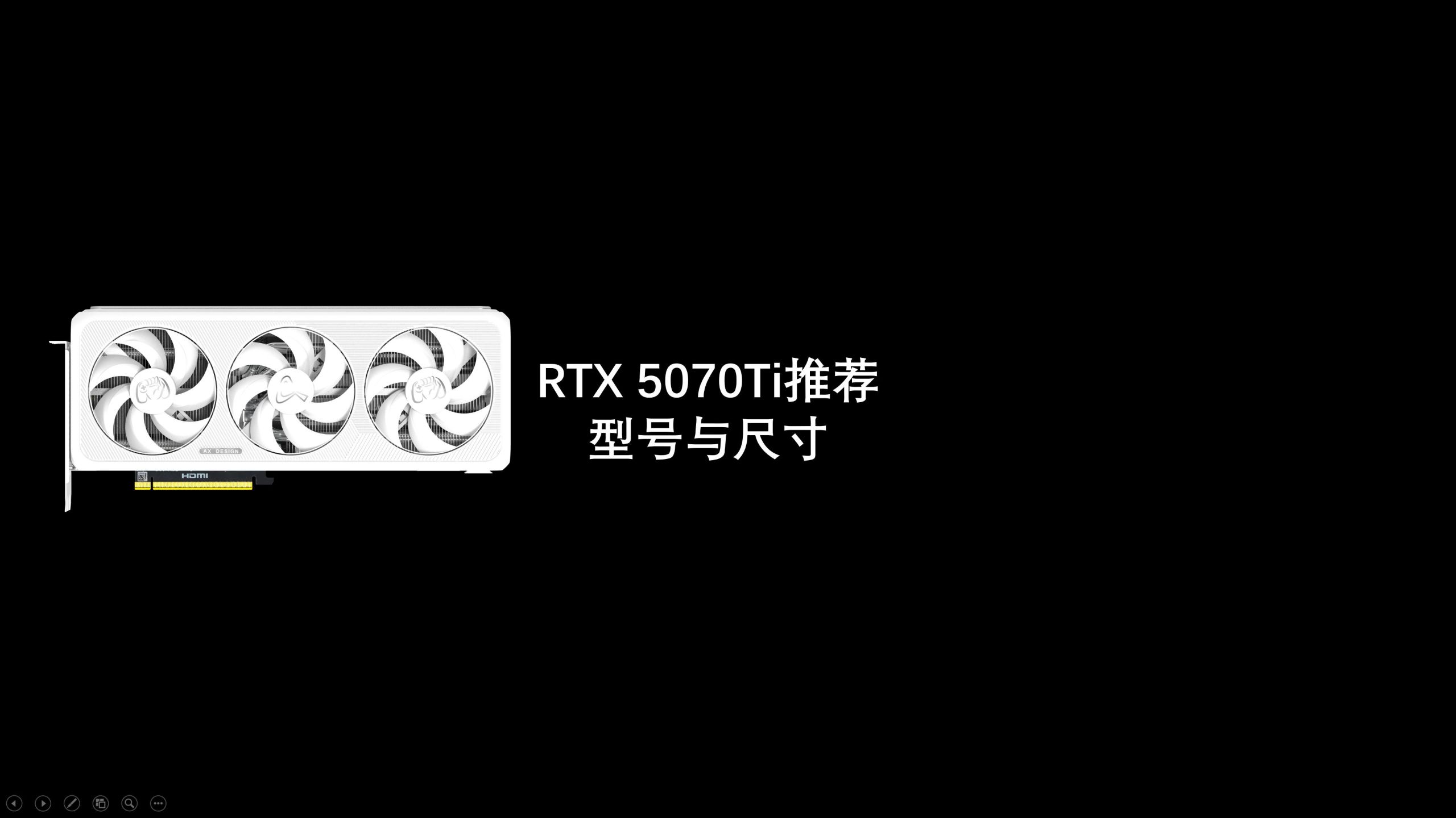 RTX 5070Ti推荐型号与尺寸(重制版)