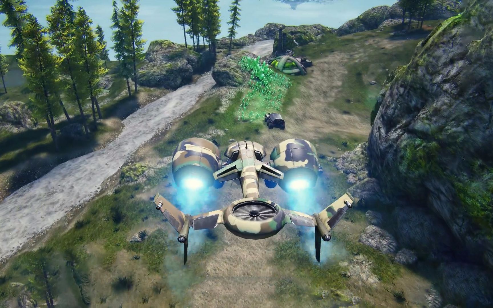 第一人称红警:驾驶奥卡战机突袭前线,不料敌军坦克能对空_哔哩哔哩_bi