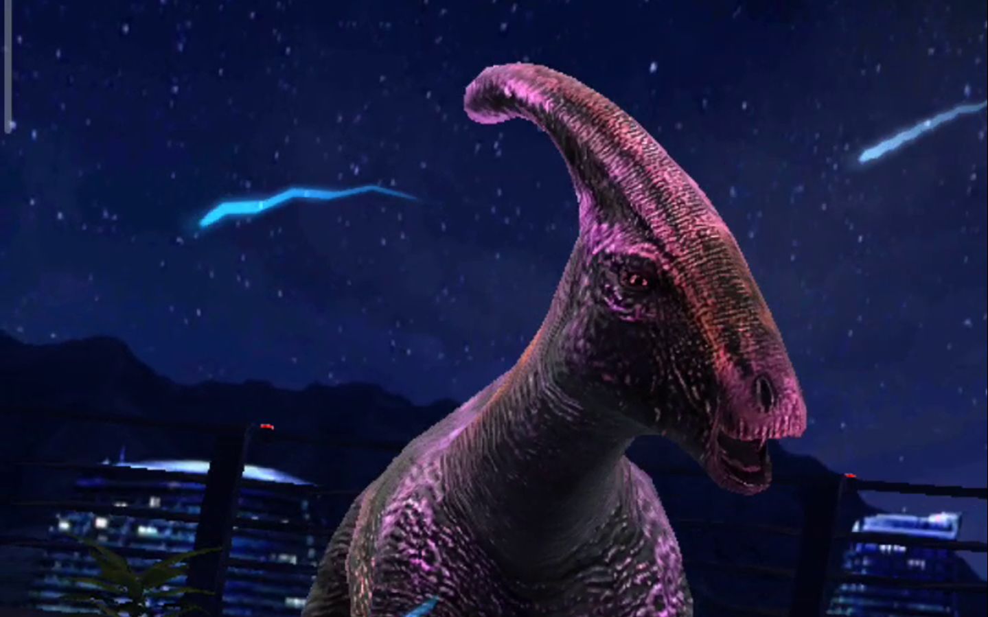 侏罗纪世界适者生存 - 副栉闪光龙 战斗片段