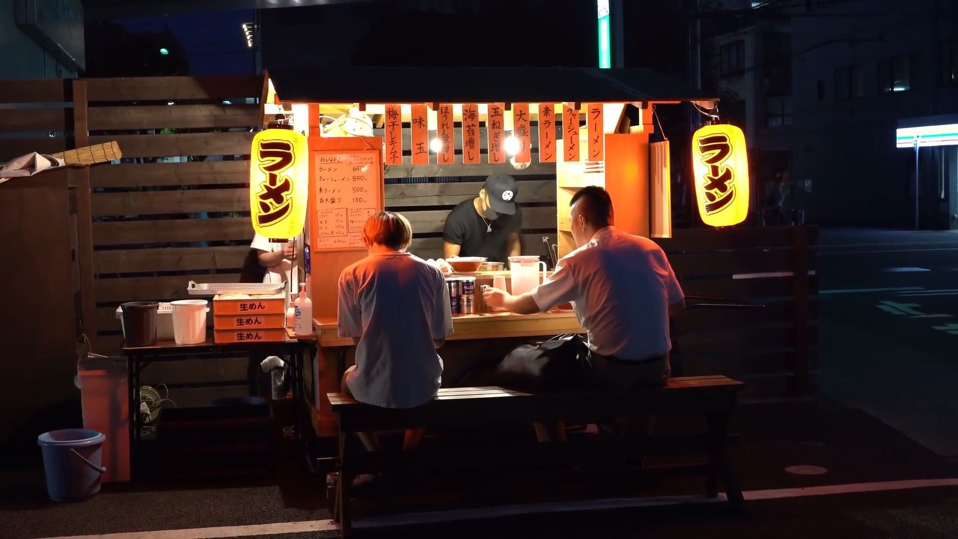 【日本ms】日本街头拉面摊 深夜下班回家的路上来一碗拉面能抚慰疲惫